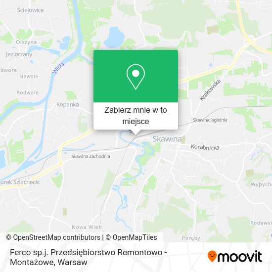 Mapa Ferco sp.j. Przedsiębiorstwo Remontowo - Montażowe