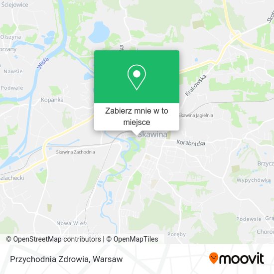 Mapa Przychodnia Zdrowia