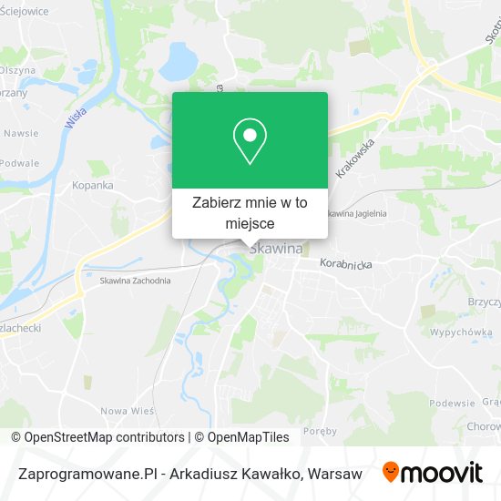 Mapa Zaprogramowane.Pl - Arkadiusz Kawałko