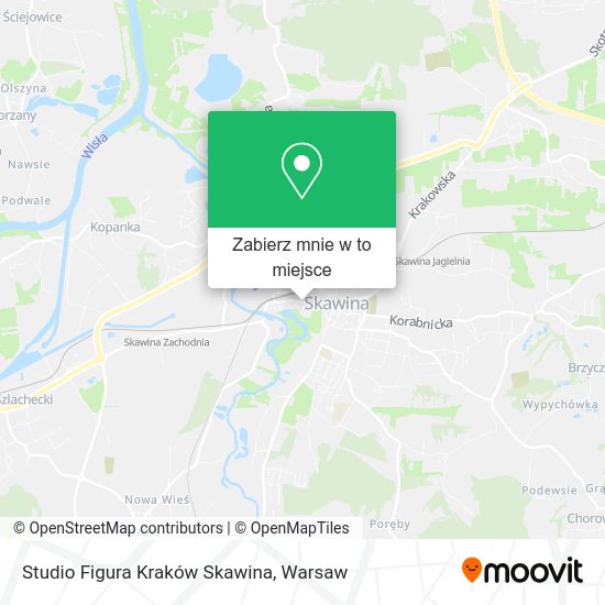 Mapa Studio Figura Kraków Skawina