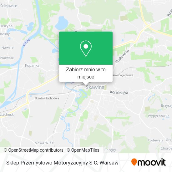 Mapa Sklep Przemyslowo Motoryzacyjny S C