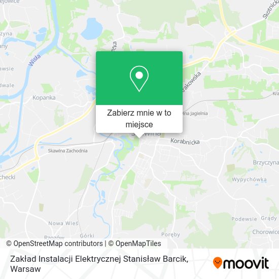 Mapa Zakład Instalacji Elektrycznej Stanisław Barcik