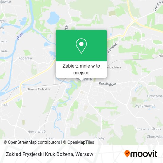 Mapa Zakład Fryzjerski Kruk Bożena