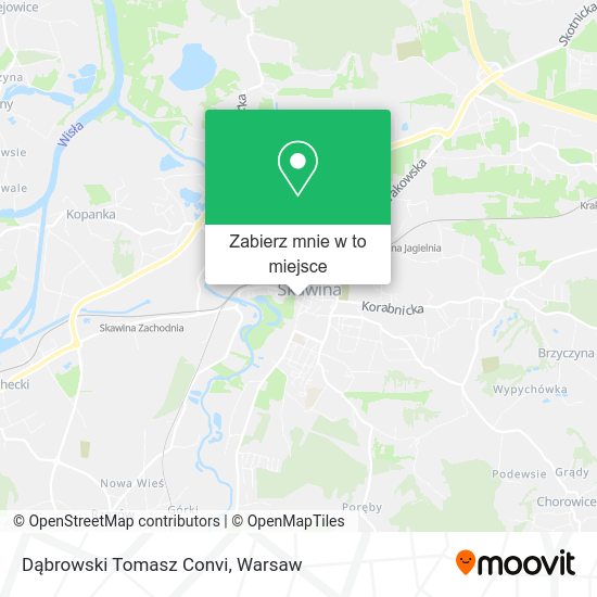 Mapa Dąbrowski Tomasz Convi