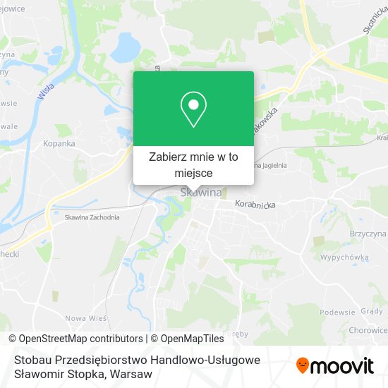 Mapa Stobau Przedsiębiorstwo Handlowo-Usługowe Sławomir Stopka