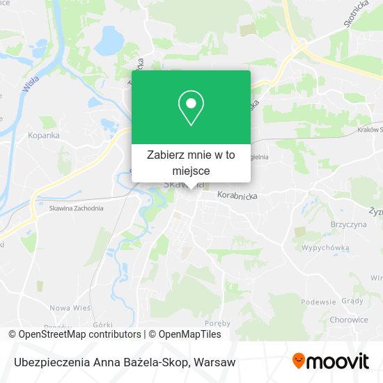 Mapa Ubezpieczenia Anna Bażela-Skop