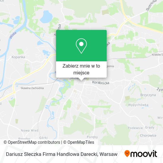 Mapa Dariusz Sleczka Firma Handlowa Darecki