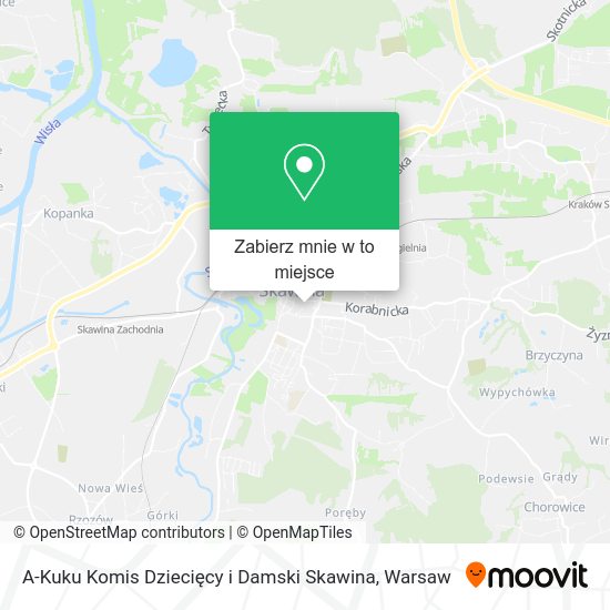 Mapa A-Kuku Komis Dziecięcy i Damski Skawina