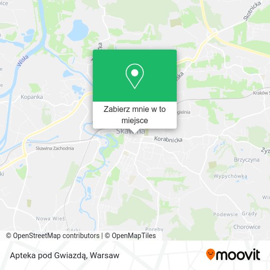 Mapa Apteka pod Gwiazdą