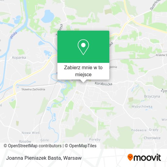 Mapa Joanna Pieniazek Basta