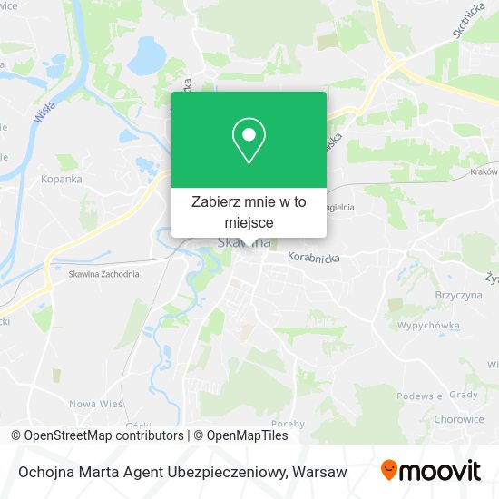 Mapa Ochojna Marta Agent Ubezpieczeniowy