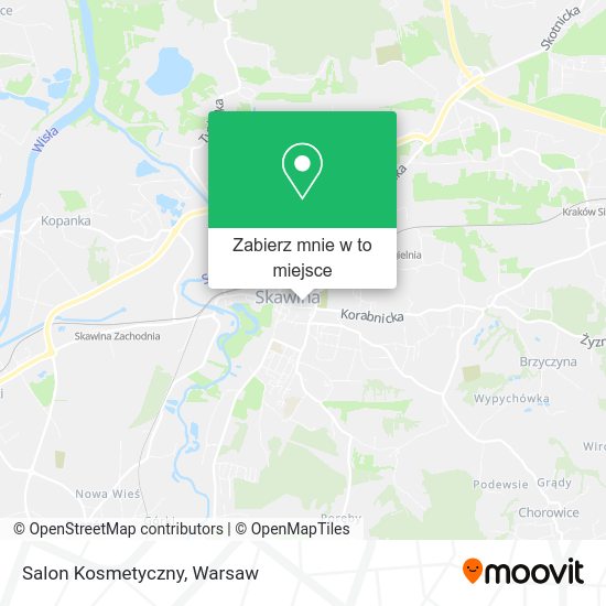 Mapa Salon Kosmetyczny