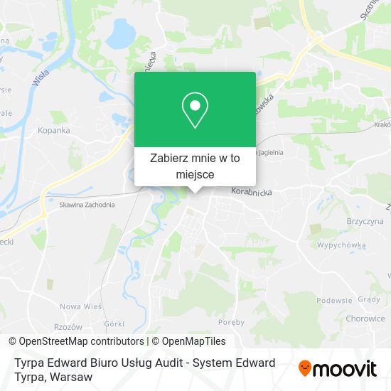 Mapa Tyrpa Edward Biuro Usług Audit - System Edward Tyrpa