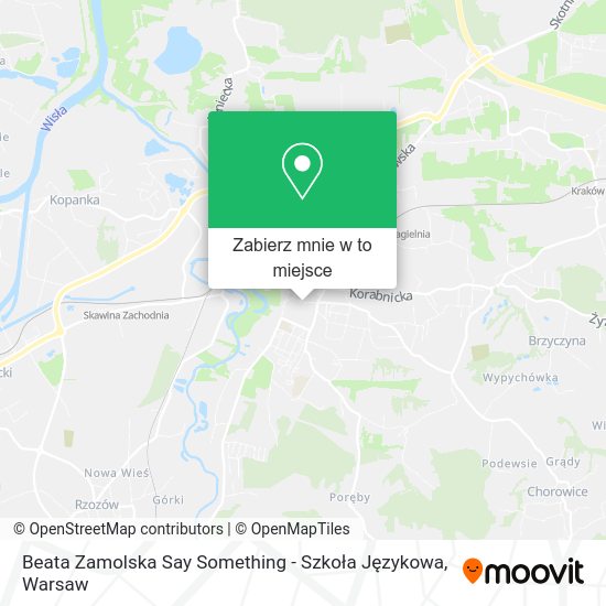 Mapa Beata Zamolska Say Something - Szkoła Językowa