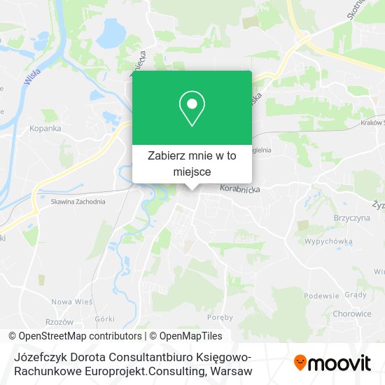 Mapa Józefczyk Dorota Consultantbiuro Księgowo-Rachunkowe Europrojekt.Consulting