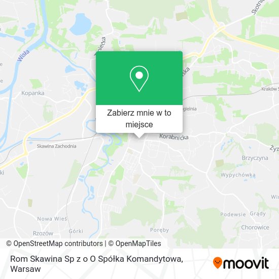 Mapa Rom Skawina Sp z o O Spółka Komandytowa