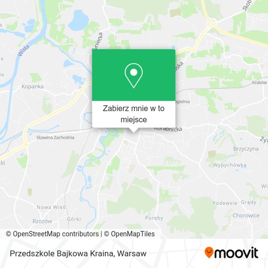 Mapa Przedszkole Bajkowa Kraina