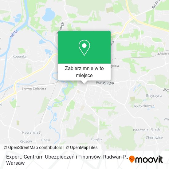 Mapa Expert. Centrum Ubezpieczeń i Finansów. Radwan P.