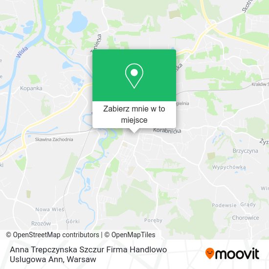 Mapa Anna Trepczynska Szczur Firma Handlowo Uslugowa Ann