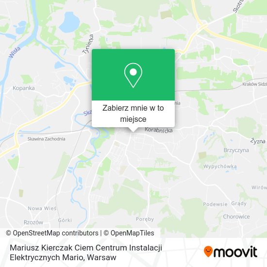 Mapa Mariusz Kierczak Ciem Centrum Instalacji Elektrycznych Mario