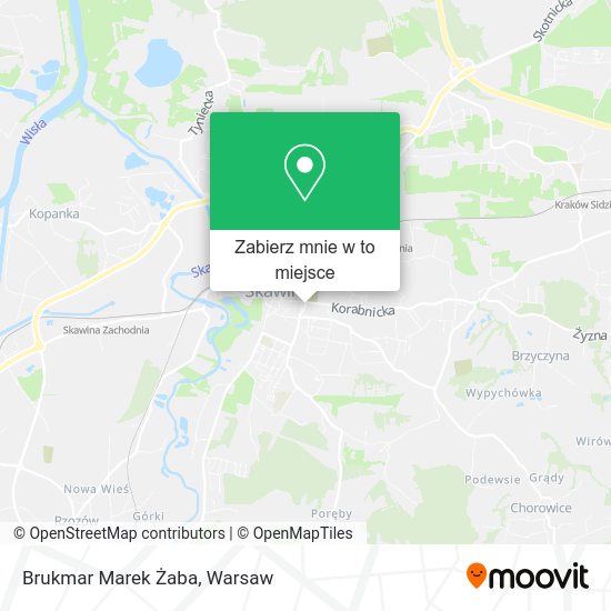 Mapa Brukmar Marek Żaba