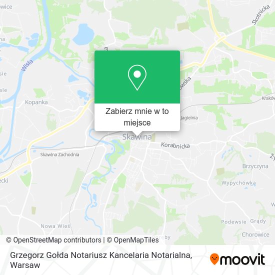 Mapa Grzegorz Gołda Notariusz Kancelaria Notarialna