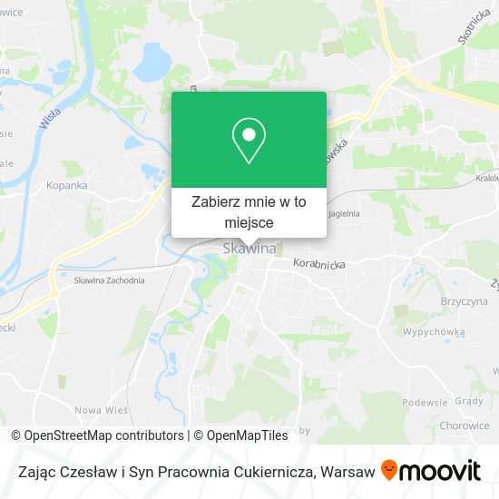 Mapa Zając Czesław i Syn Pracownia Cukiernicza