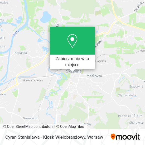 Mapa Cyran Stanisława - Kiosk Wielobranżowy