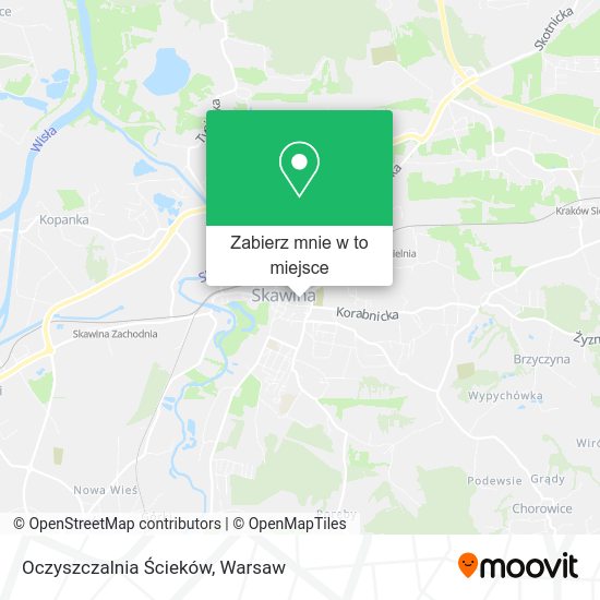 Mapa Oczyszczalnia Ścieków