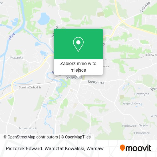 Mapa Piszczek Edward. Warsztat Kowalski