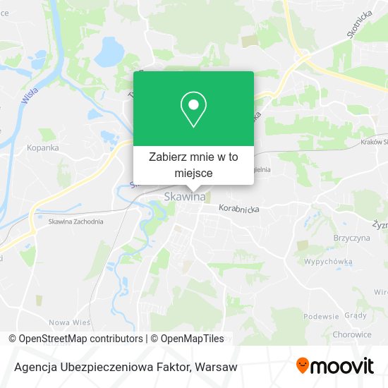 Mapa Agencja Ubezpieczeniowa Faktor