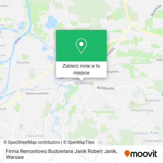 Mapa Firma Remontowo Budowlana Janik Robert Janik