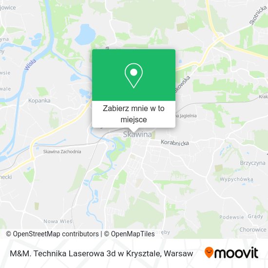 Mapa M&M. Technika Laserowa 3d w Krysztale