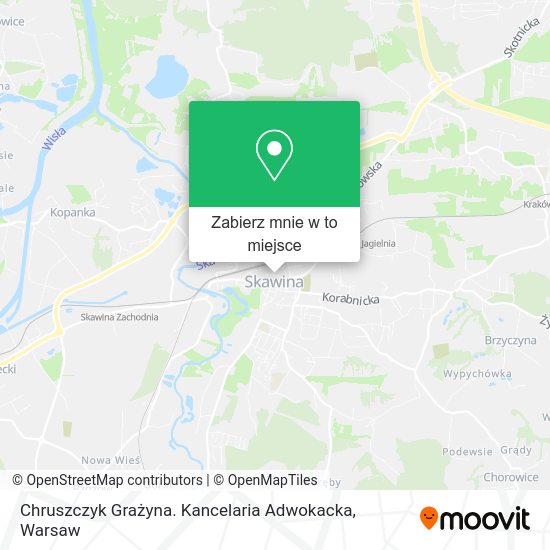 Mapa Chruszczyk Grażyna. Kancelaria Adwokacka