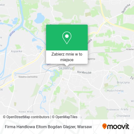 Mapa Firma Handlowa Eltom Bogdan Glejzer