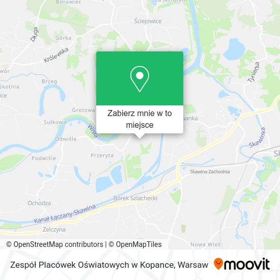 Mapa Zespół Placówek Oświatowych w Kopance