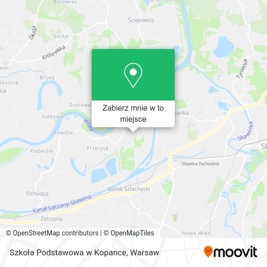 Mapa Szkoła Podstawowa w Kopance