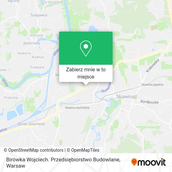 Mapa Birówka Wojciech. Przedsiębiorstwo Budowlane