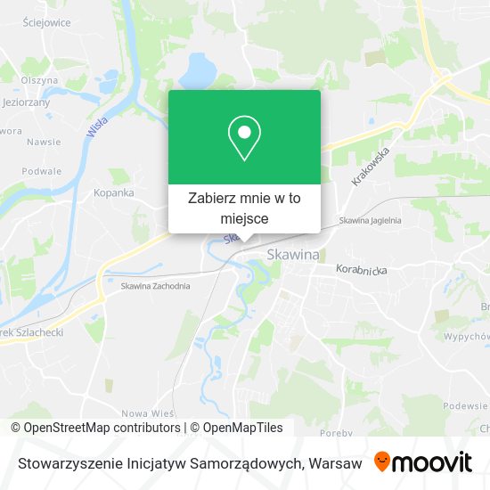 Mapa Stowarzyszenie Inicjatyw Samorządowych