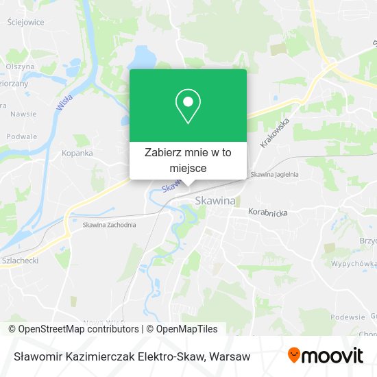 Mapa Sławomir Kazimierczak Elektro-Skaw