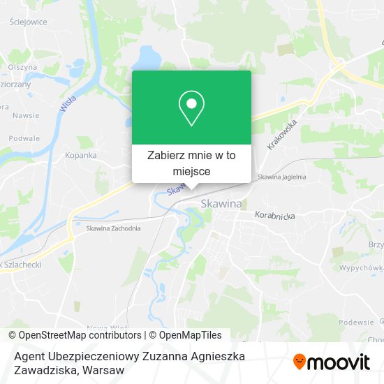 Mapa Agent Ubezpieczeniowy Zuzanna Agnieszka Zawadziska