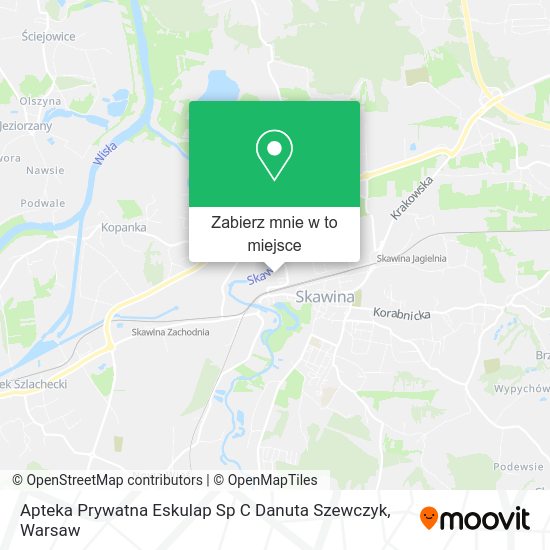 Mapa Apteka Prywatna Eskulap Sp C Danuta Szewczyk