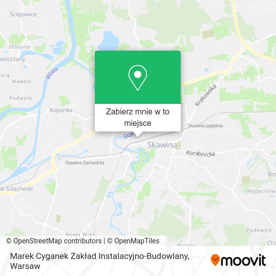 Mapa Marek Cyganek Zakład Instalacyjno-Budowlany