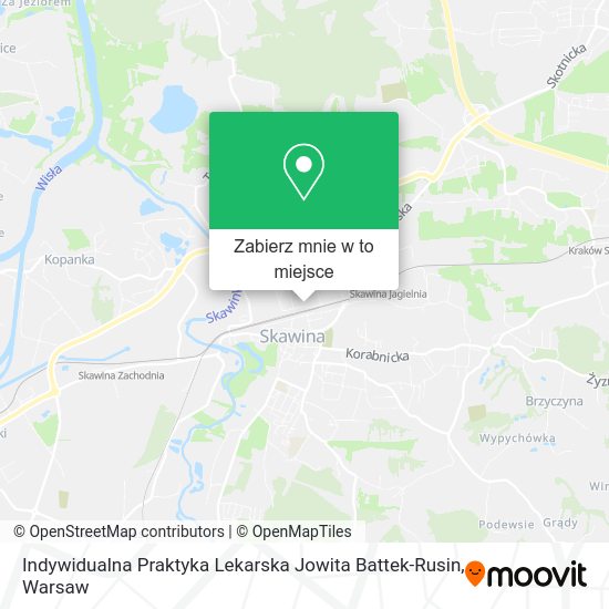 Mapa Indywidualna Praktyka Lekarska Jowita Battek-Rusin