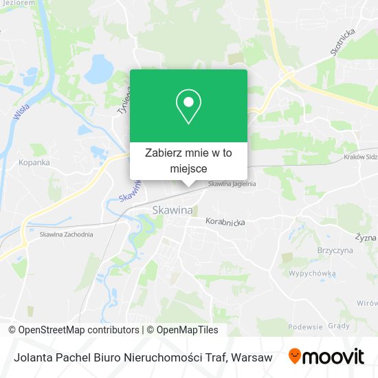 Mapa Jolanta Pachel Biuro Nieruchomości Traf