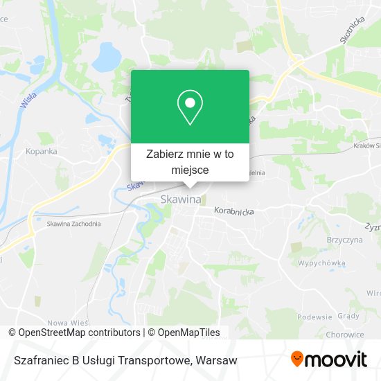 Mapa Szafraniec B Usługi Transportowe