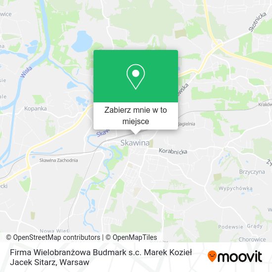 Mapa Firma Wielobranżowa Budmark s.c. Marek Kozieł Jacek Sitarz