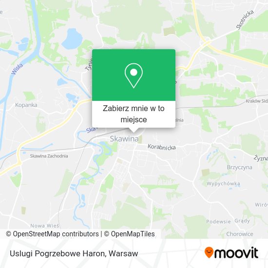 Mapa Uslugi Pogrzebowe Haron