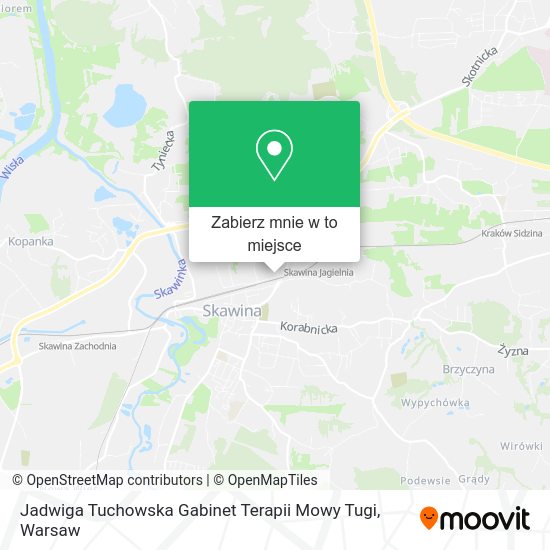 Mapa Jadwiga Tuchowska Gabinet Terapii Mowy Tugi