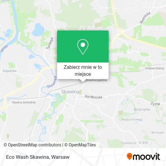 Mapa Eco Wash Skawina